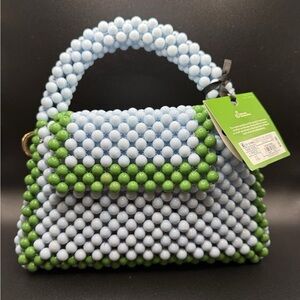 Kate Spade Mini Bag - Blue and Green Beaded